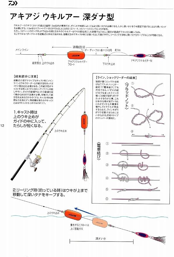 Amazon ダイワ Daiwa ウキ アキアジクルセイダーフロート リーダー付 ダイワ Daiwa ソルトルアー用