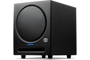 PreSonus Eris Sub 8BT — 8" Inch Powered Subwoofer, Powered Sub, Active Subwoofer, Wireless, Bluetooth, Home Audio, Bass Speaker, Home Theater, Music Production, Gaming