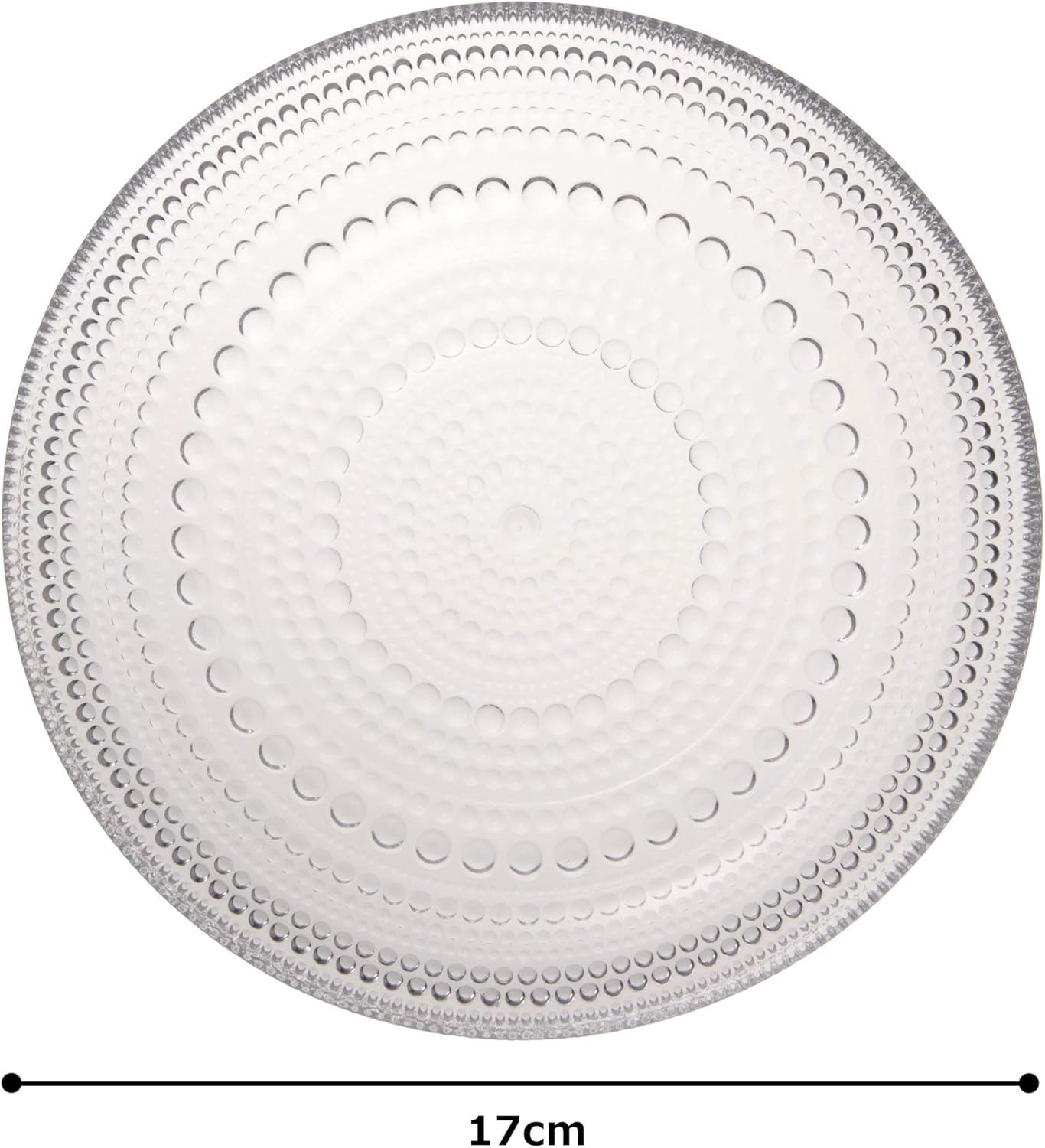 Kastehelmi 6.75" Clear Plate: Health & Personal Care