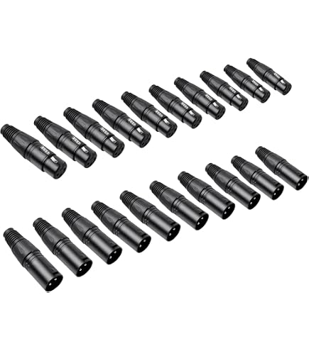 Amazon.com: YejeySound Neutrik Lot of 20 (10 Each) New NC3FXX-B