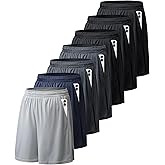 BALENNZ 7 Pack Mens Basketball Shorts with Pockets Mens Shorts Athletic Gym Workout Running Quick Dry Activewear