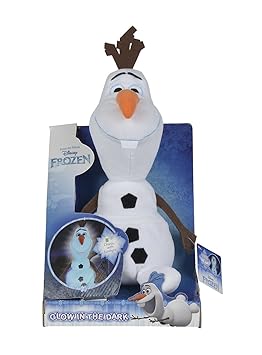 Simba 6315871154 - Disney Frozen Plüsch Olaf leuchtet im Dunkeln