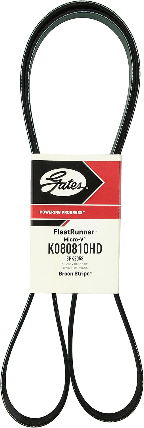 Gates K080810HD Micro-V Belt: Automotive