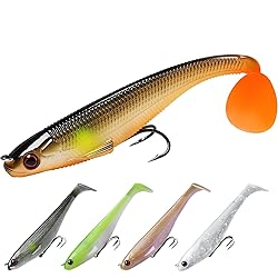 TRUSCEND Power Soft Fishing Lures Pre-Rigged BKK