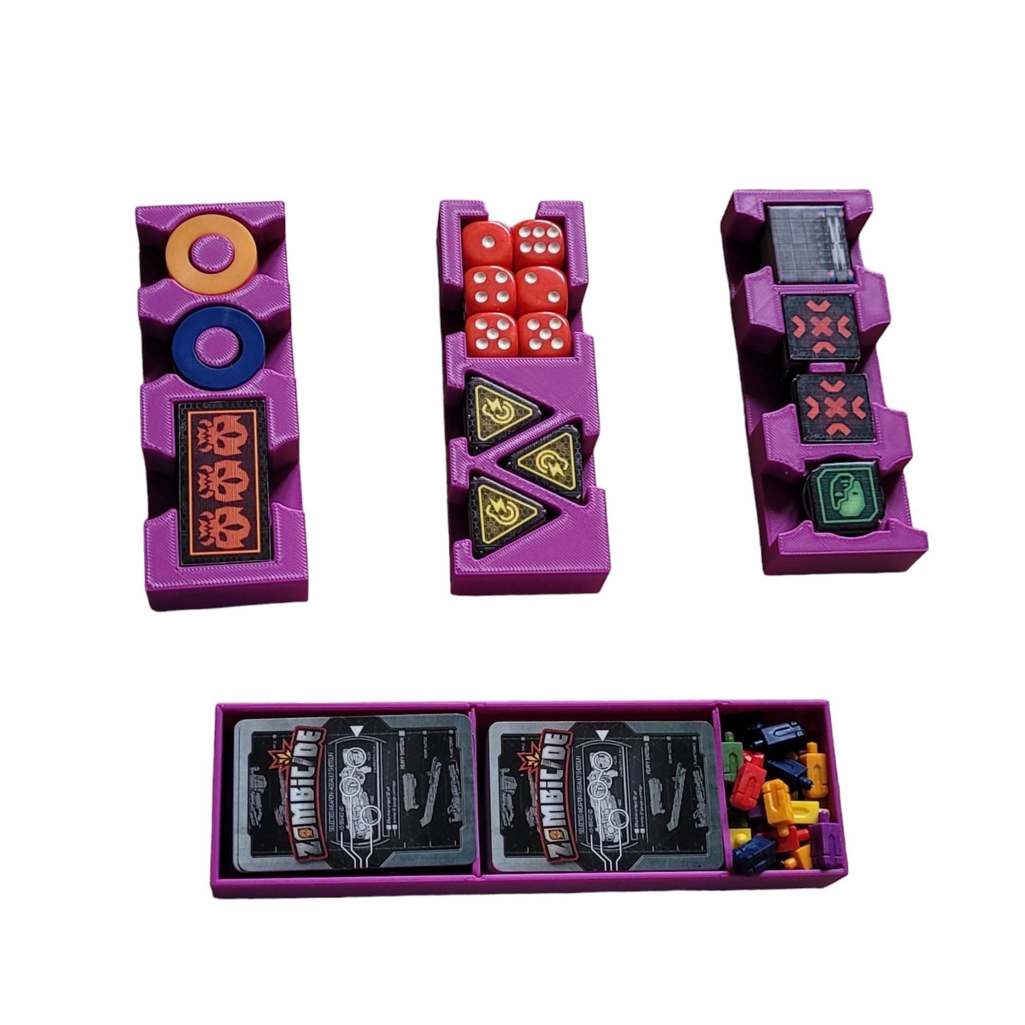Générique Invader Zombicide Storage Insert Organizer (Purple)
