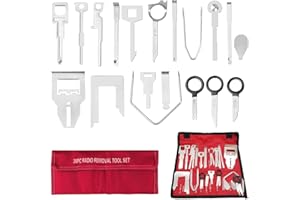 38 pieces Radio Removal Tool, Radio Removal Tool Kit, Car Radio Removal Tool Key, Universal Radio Removal Tool Kit, Universal