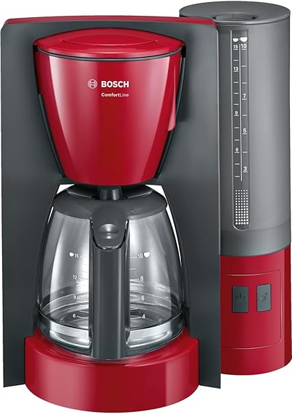 Bosch TKA6A044 Kaffeemaschine ComfortLine, Aromaschutz-Glaskanne, automatisch Endabschaltung wählbar in 20/40/60 minuten, 120