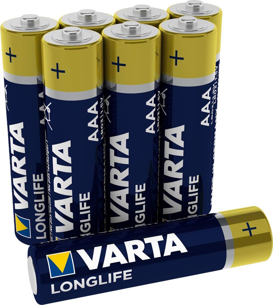 VARTA Longlife AAA / Micro / LR03 Alkaline Batteries Amazon.co.uk