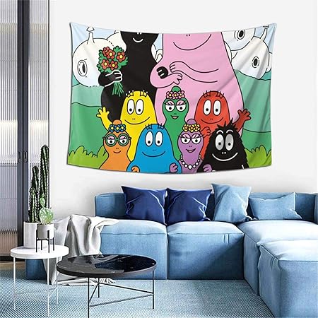 Amazon Co Jp バーバパパ タペストリー 装飾壁掛けタペストリー 間仕切り おしゃれ インテリア 寝室 カーテン 部屋飾り 新築お祝い 結婚お祝い プレゼント 0 150cm Generic