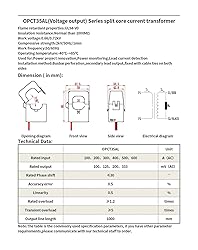 WMVPSDJMM Split Core Current Sensor Clamp CT