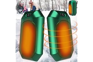 WARMHAND Hand Warmers Rechargeable 2 Pack, Portable Pocket Heater Cute USB 2 in 1 Hand Warmers, Best Winter Gift for Hunting Outdoor Indoor Camping and Golf Football, for Men Women and Kids