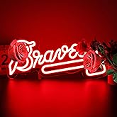 Bkuupau Neon Sign, Neon Signs for Wall Decor LED Light up Signs Home Decor for Bedroom, Man Cave, Gaming Room, Party, Club, Pub, Bar Decoration Christmas Halloween Easter Gift USB Operated