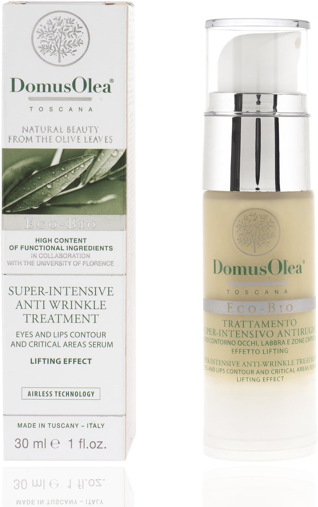 Domus Olea Toscana Organic Cosmeceutical Super Intensive Ant-Wrinkle Treatment Eyes Contour 30 ml
