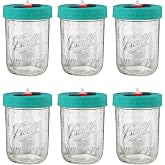 MOFOGDR Mushroom Liquid Culture Jar with Self Healing Sealing Injection Port & Syringe Filter Port Mycology Supplies Mushroom