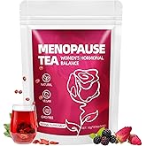 VAEYAE Natural Menopause Support Tea, Herbal Tea for Women Hormone Balance, Relief Menopausal Symptom for Hot Flashes, Night Sweats, Mood Swings, Restful Sleep Teabags