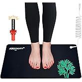 Aidmom Grounding Mat for Bed, Grounding Pad for Sleep, Grounding Mattress Pad, Earthing Pad for Feet, Mats for Desk, Earth, Pads for Bedding, Wellness Gift (24"x16")