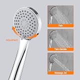 Ibergrif M20903-1 Shower Riser Rail Nail Free 170CM Hose Silver view 5