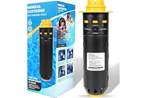 SIXCOW Replacement for Nature2 Duoclear 35 Mineral Cartridge W28001 W26001 for Zodiac All DuoClear Fusion, Fusion Soft, Vision Pro System Aboveground Inground Pools System, for Pools up to 35,000 Gallon