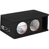 CT Sounds CT2X8 Dual 8&rdquo; Kerf Port Universal-Fit Car Subwoofer Box