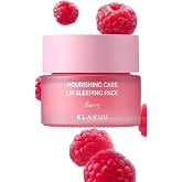 Klavuu Berry Lip Sleeping Mask Overnight for Chapped Lips (0.7oz) | Daily lip moisturizer, treatment for very dry lips, Korea