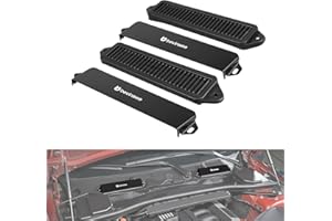 Bevinsee Cabin Aire Cowl Filtrar & Weather Guards Compatible with E90 E82 E88 E91 E92 E93 X1 E84 335i 135i 328i 325i, Black