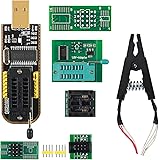 MELIFE SOIC8 SOP8 Test Clip EEPROM Flash BIOS USB +1.8V Adapter + Soic8 Adapter Programmer Module Kit Set for EEPROM 93CXX / 