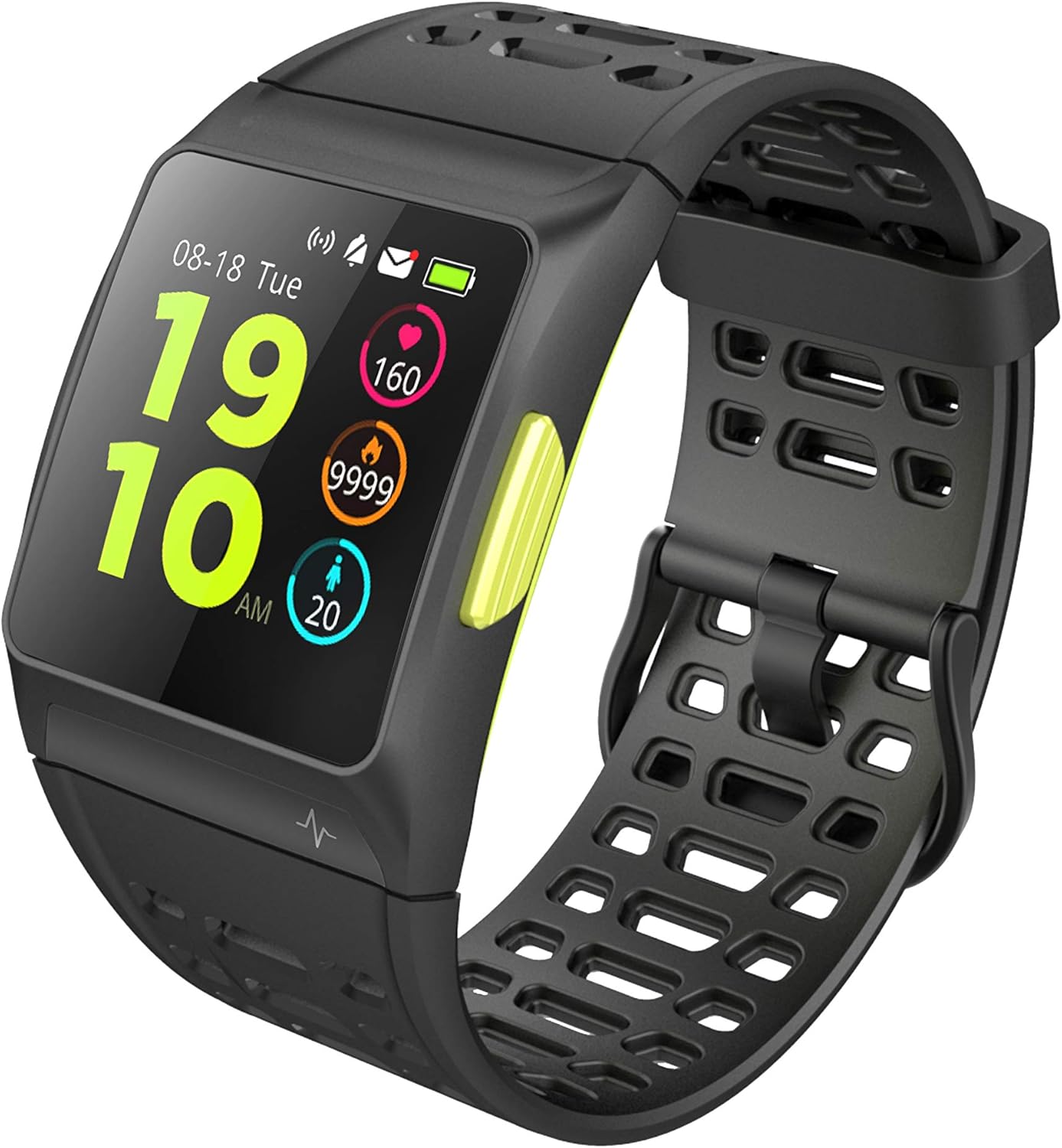 Leotec Smartwatch Unisex Adultos de Digital con Correa en Caucho ...