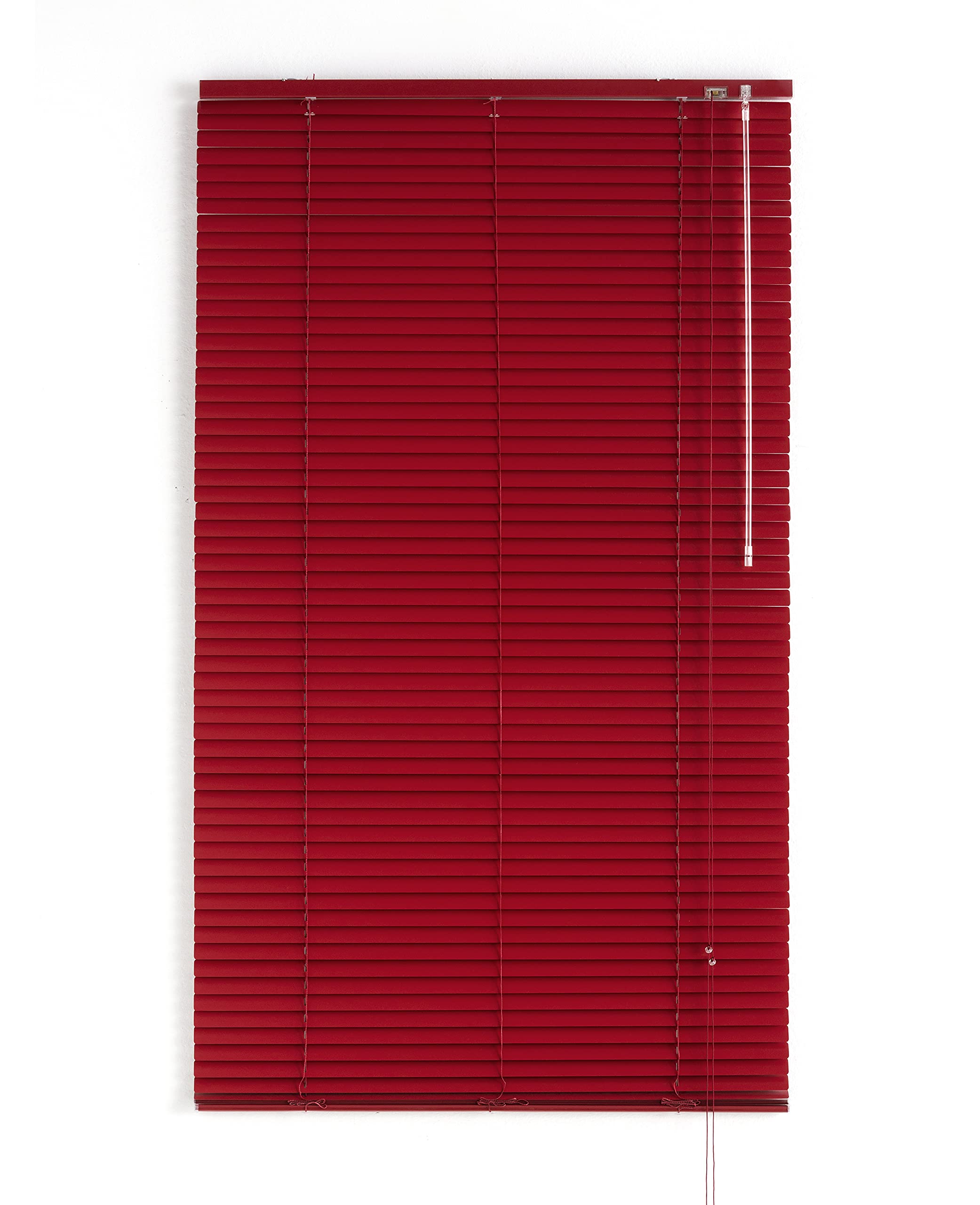 Blindecor Venetian Blind, Red, 150 x 250 cm