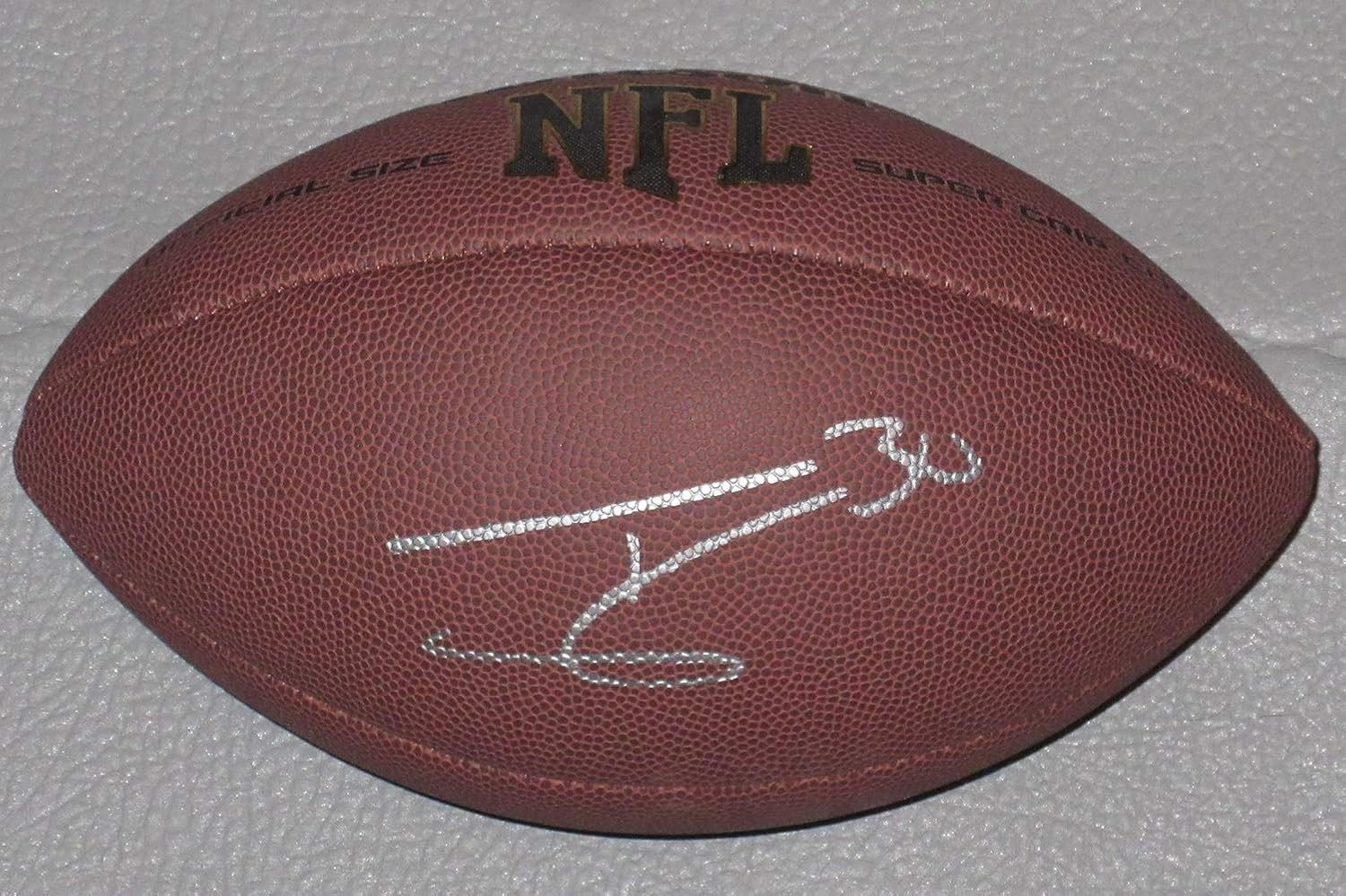 todd gurley signed football