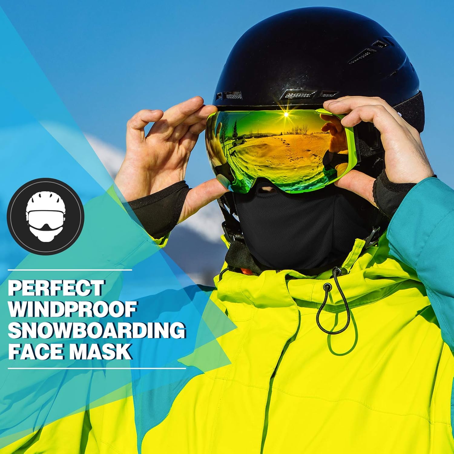 Balaclava Ski Mask Warmth Face Mask-Cold Weather Cycling Motorcycling (Helmet Friendly): Clothing
