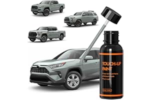 XTryfun 6X3 Lunar Rock Touch Up Paint for Toyota, DIY Car Paint Scratch Repair Kit, Automotive Paints, Quick & Easy Fix Scratch Repair for RAV4/Tacoma/Sequoia/Tundra/4Runner