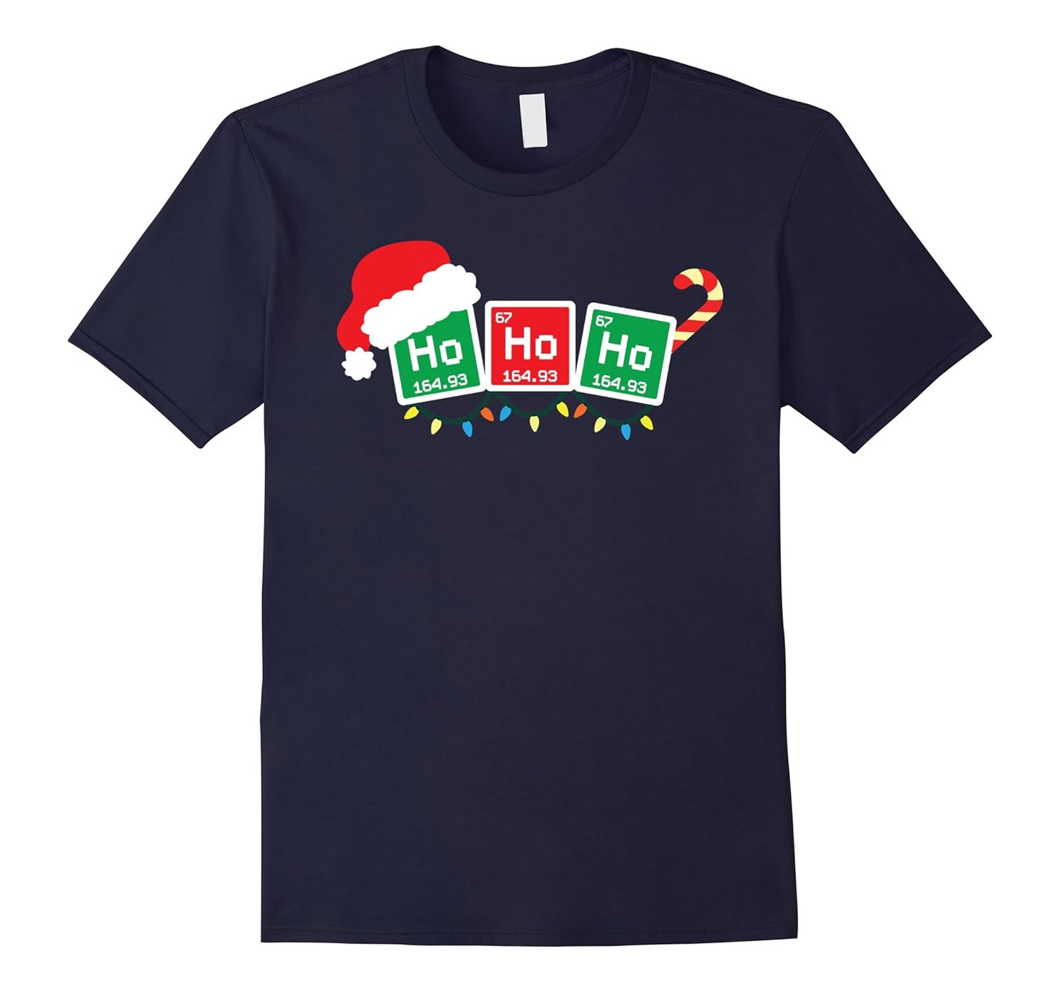 Ho Ho Ho Periodic Table T-Shirt Chemistry Christmas Gift-ANZ