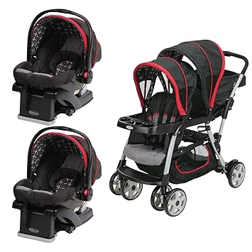 click and connect double stroller