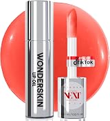 Wonderskin Lip Oil Rehab Serum Tinted Hydrating Lip Oil Flirt 0.2oz