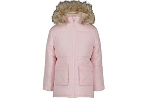 Tommy Hilfiger girls Long Length Heavyweight Puffer Jacket With Polar Fleece Lining