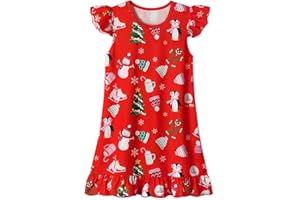 WonderBabe Girls Nightgowns Unicorn Pajamas for girl Mermaid Sleepwear Toddler Nightgown Night Sleep Dress Clothes