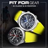 TiMOVO Yellow 22mm Silicone Strap for Samsung Galaxy Watch 46mm Gear S3 view 2
