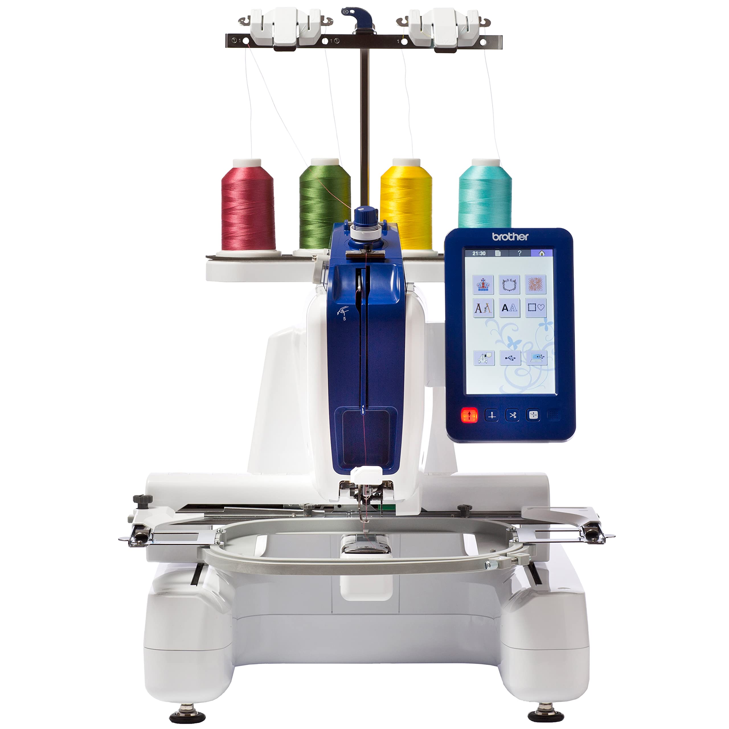 Photo 1 of Brother Persona PRS100 Single Needle Embroidery Machine with 4-Spool Thread Stand and Free Arm Embroidery