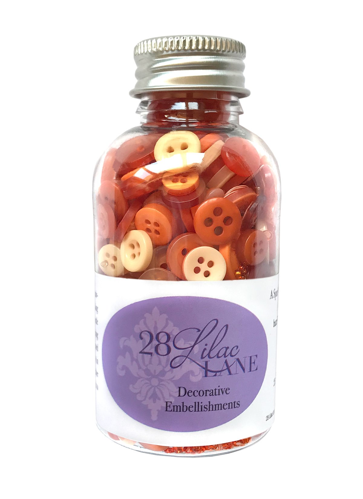 Buttons Galore Pumpkin Spice, Assorted, 0.5x0.5x0.1 cm