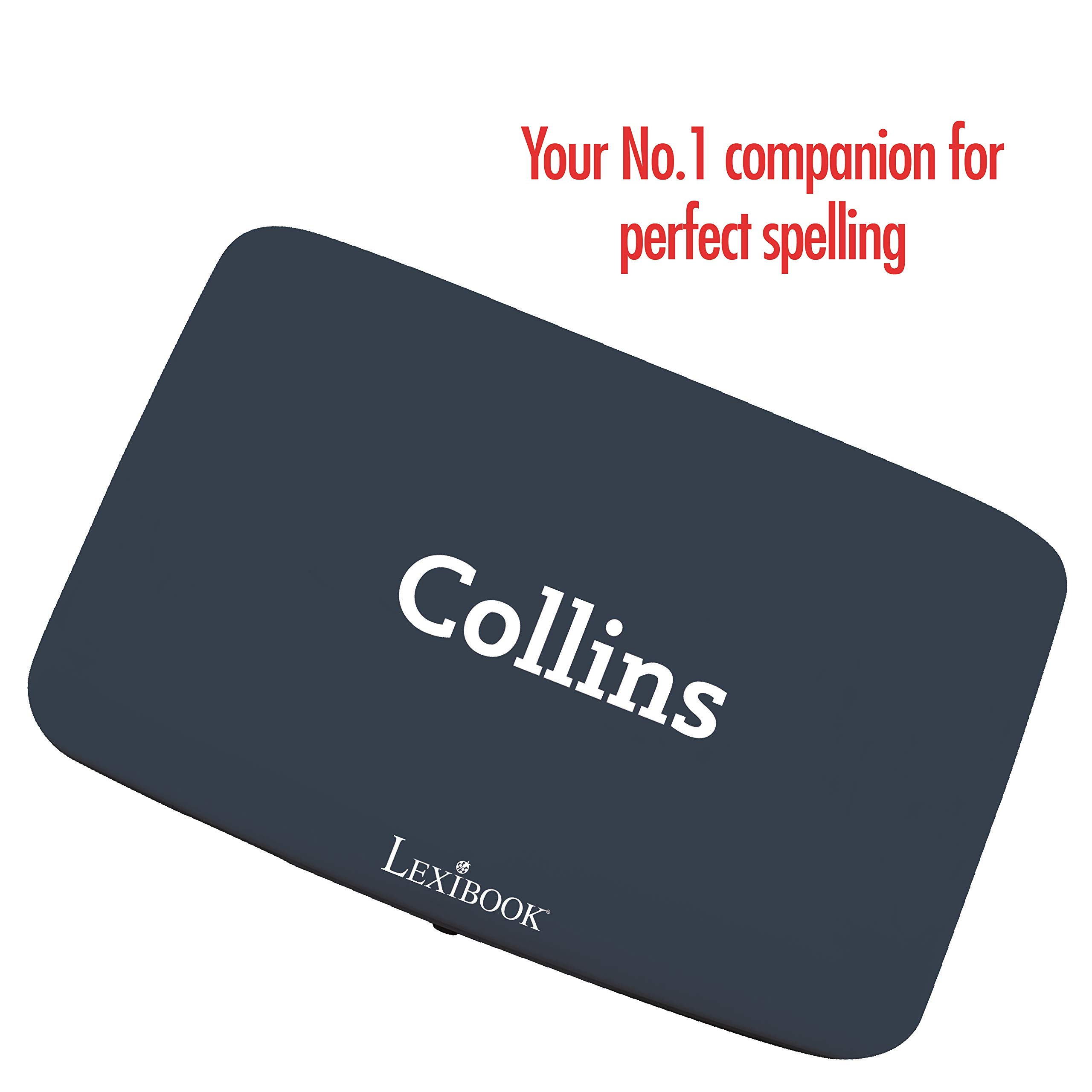 LEXiBOOK - Collins Electronic Pocket Spellchecker with Battery, Blue/White, DC753EN