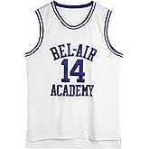 Amzdest 90s The Fresh Prince of Bel Air Academy #14 Jersey Shirt for Men and Women, Unisex Basketball Jersey for Theme Party
