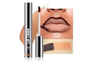 IHRLPXKC Lip Liner - Tattoo Peel Off Lip Stain, Long-Lasting Moisturizing Lip Stain, Waterproof Nourishing Lip Liner with Matte Finish, Create Natural Lip Color for All Skin Tones (Cocoa, 1 Count (Pack of 1))