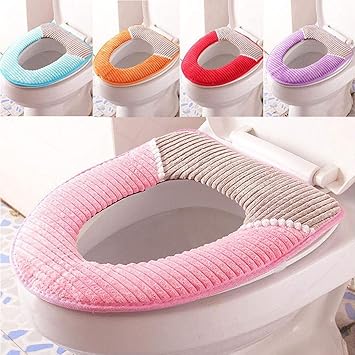 Zizly Toilet Seat Cover Pads Washable Toilet Seat Cushion Mat