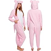 Funziez! Slim Fit Adult Onesie - Animal Costume - Plush Unisex Christmas One Piece Cosplay Suit for Women and Men