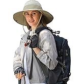 Peicees Fishing Hat UPF 50+ Wide Brim Sun Hat for Women Sun Hat with UV Protection, Safari Hats and Hiking Hats for Women