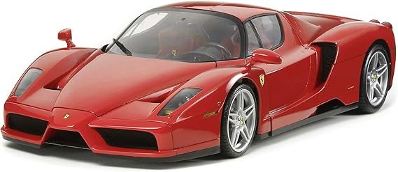 Amazon Com Tamiya 147 1 12 Scale Enzo Ferrari Assembly Kit Toys Games
