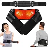 Back Support with Magnet, Tourmaline Back Braces for Lower Back Pain Relief | Back Belt, Waist Support, Self Heating &amp; Soothing Waist Band, Magnetic Lumbar Support Belt for Herniated Disc/Sciatica