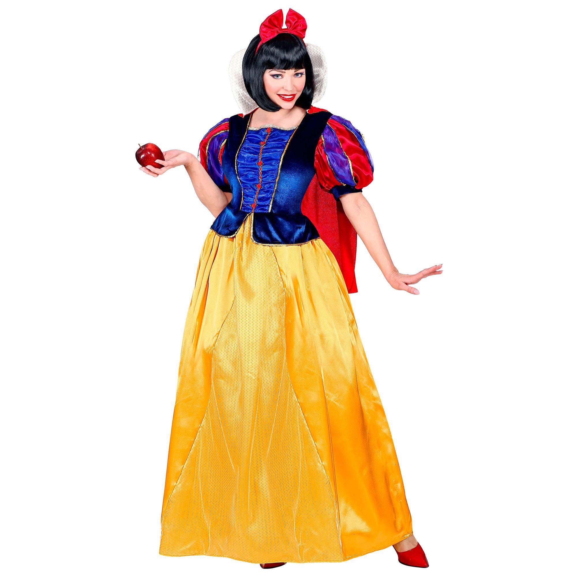 Widmann Fairy Tale Princess (dress with wire hoop, cape, hair bow) - (XL)