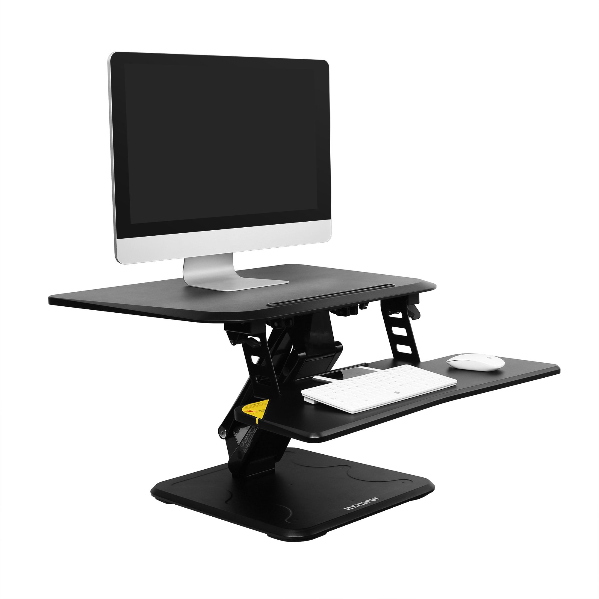 FlexiSpot 27" Height Adjustable Standing Desk Converter w/Quick Release Removable Keyboard Tray