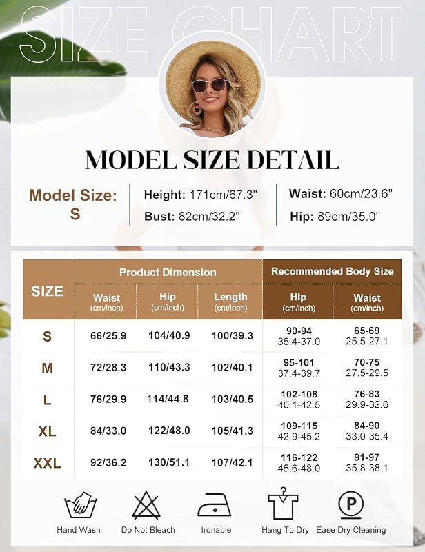 Pantalon Lin Femme Pantalon Large Été Elastique Taille Haute Pantalon Fluide Ample Décontractée Palazzo Pants Plage Pantalons Elegant avec Poches (Blanc, S)